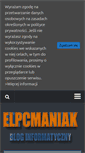 Mobile Screenshot of elpcmaniak.pl