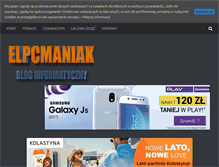 Tablet Screenshot of elpcmaniak.pl